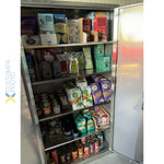 Commercial Stainless Steel Cabinet 4 Shelves 2 Door 900x400x1800mm - MYSLC04