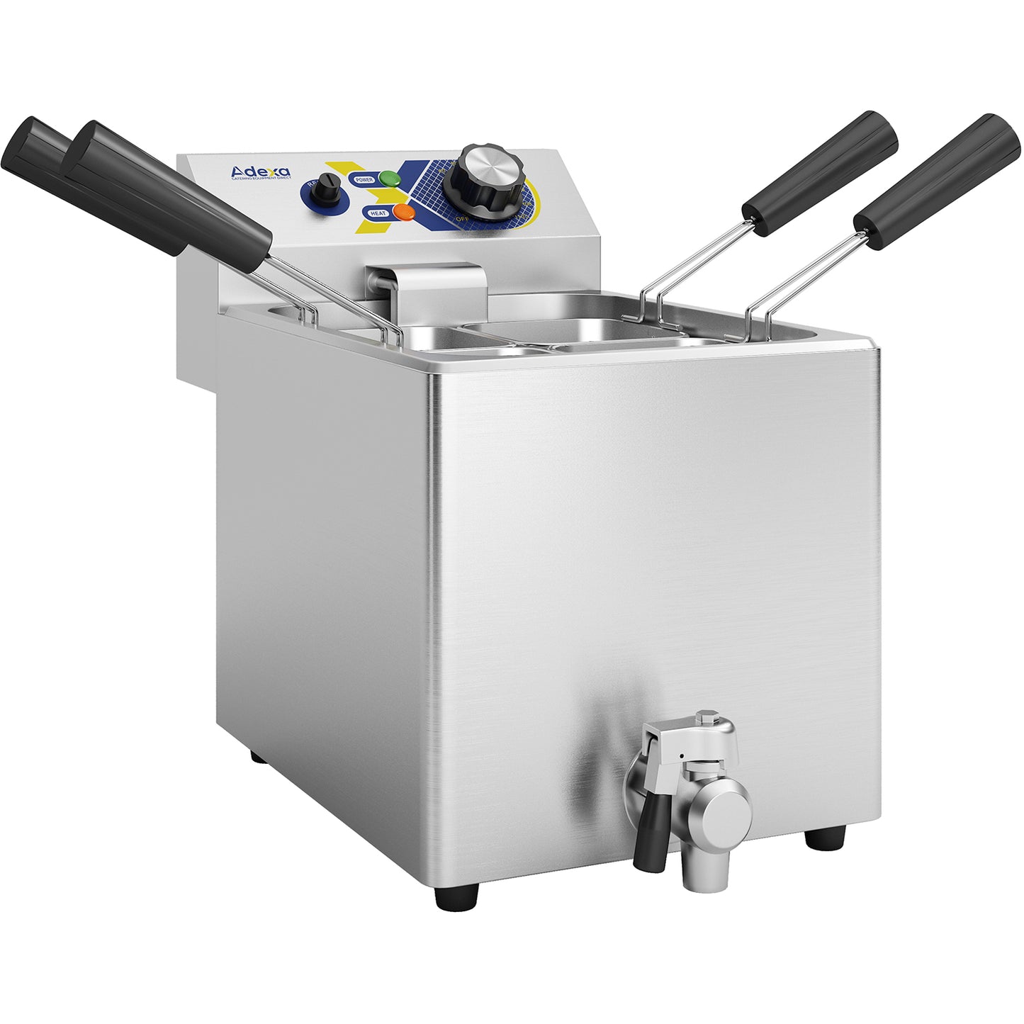 Commercial Pasta boiler Electric 4 baskets 8 litres 3kW Table top - NC8L1