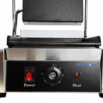 Commercial Electric Contact Grill / Panini Press Flat Plates 240x240mm 1.8kW - NEXORA104