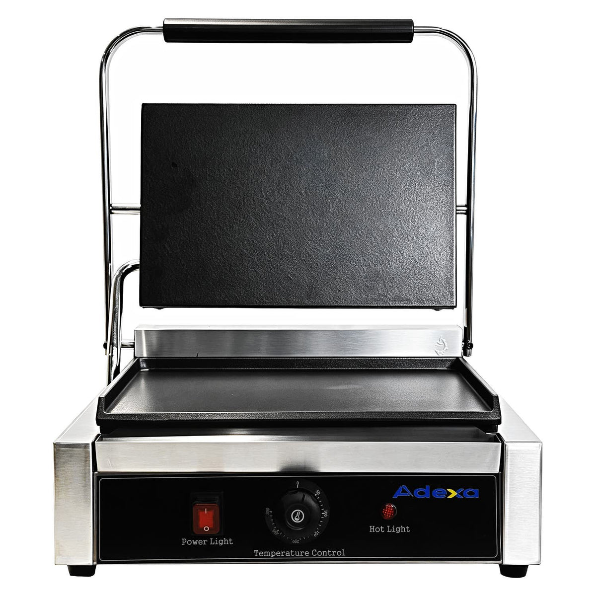 Commercial Electric Contact Grill / Panini Press Flat Plates 345x235mm 2.2kW - NEXORA108