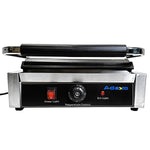Commercial Electric Contact Grill / Panini Press Flat Plates 345x235mm 2.2kW - NEXORA108