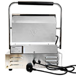 Commercial Electric Contact Grill / Panini Press Flat Plates 345x235mm 2.2kW - NEXORA108