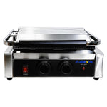 Commercial Digital Contact Grill / Panini Press Ribbed Plates 345x235mm 2.2kW - NEXORA114