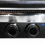 Commercial Digital Contact Grill / Panini Press Ribbed Plates 345x235mm 2.2kW - NEXORA114
