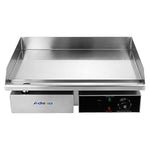Commercial Electric Flat Top Griddle Smooth Plate 548x344mm 3kW - NEXORA122