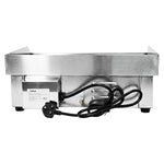 Commercial Electric Flat Top Griddle Smooth Plate 548x344mm 3kW - NEXORA122