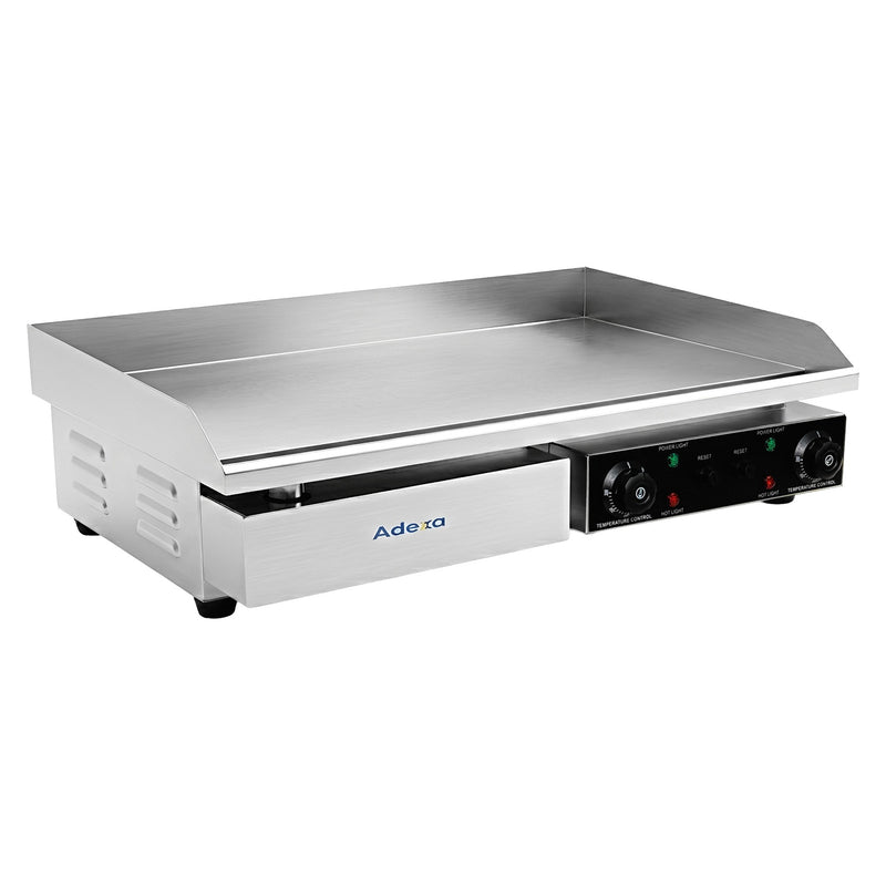Commercial Electric Flat Top Griddle Dual Zone 728x393mm 6kW - NEXORA124