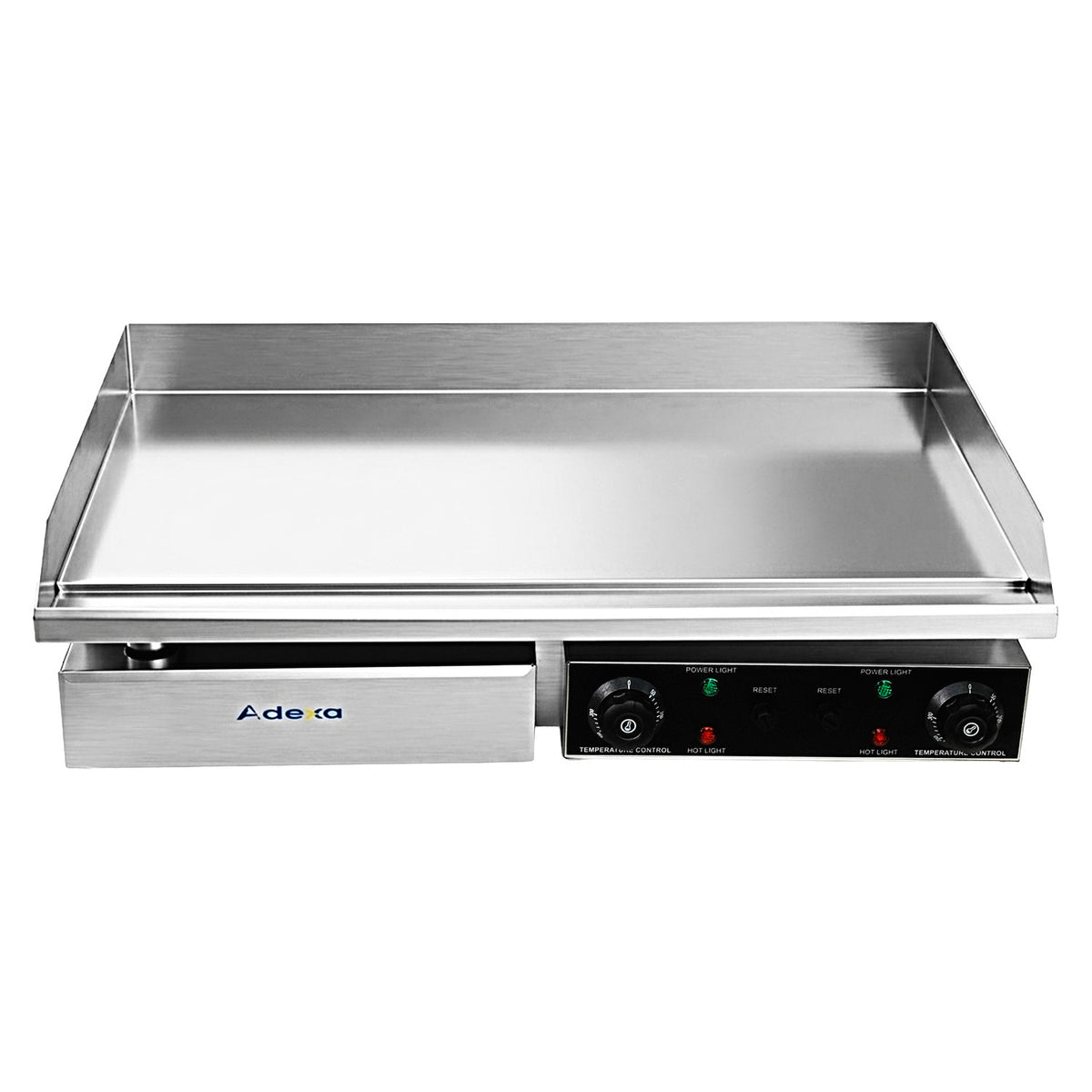 Commercial Electric Flat Top Griddle Dual Zone 728x393mm 6kW - NEXORA124