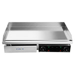 Commercial Electric Flat Top Griddle Dual Zone 728x393mm 6kW - NEXORA124