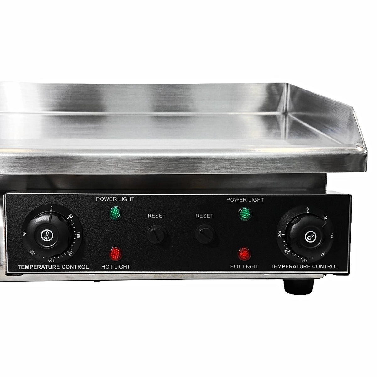 Commercial Electric Flat Top Griddle Dual Zone 728x393mm 6kW - NEXORA124