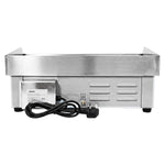 Commercial Electric Flat Top Griddle Dual Zone 728x393mm 6kW - NEXORA124