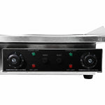 Commercial Electric Griddle 2/3 Flat & 1/3 Ribbed Dual Zone 728x393mm 6kW - NEXORA126