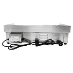 Commercial Electric Griddle 2/3 Flat & 1/3 Ribbed Dual Zone 728x393mm 6kW - NEXORA126
