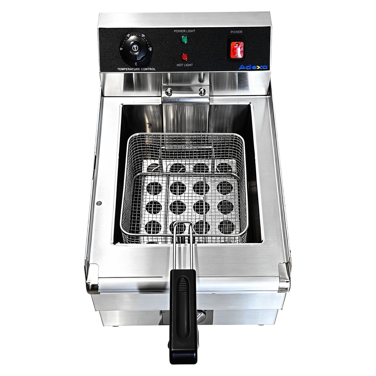 Commercial 13L Electric Deep Fryer Single Tank with Drain Tap 3kW - NEXORA132