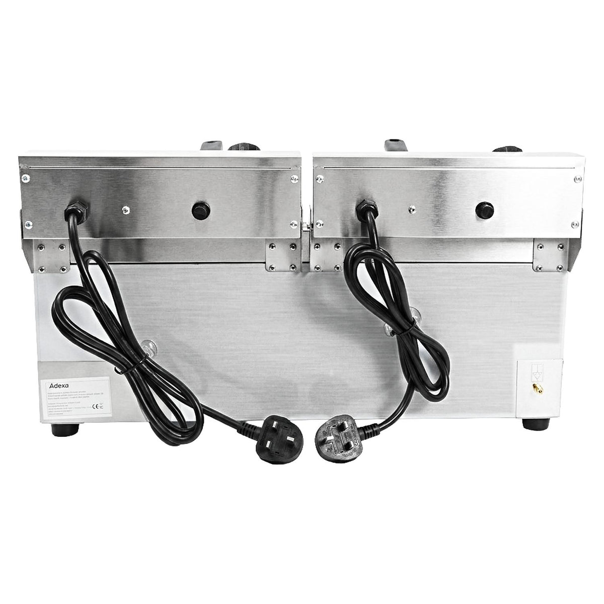 Commercial 2x 13L Electric Deep Fryer Double Tank with Drain Taps 6kW - NEXORA134