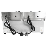 Commercial 2x 13L Electric Deep Fryer Double Tank with Drain Taps 6kW - NEXORA134