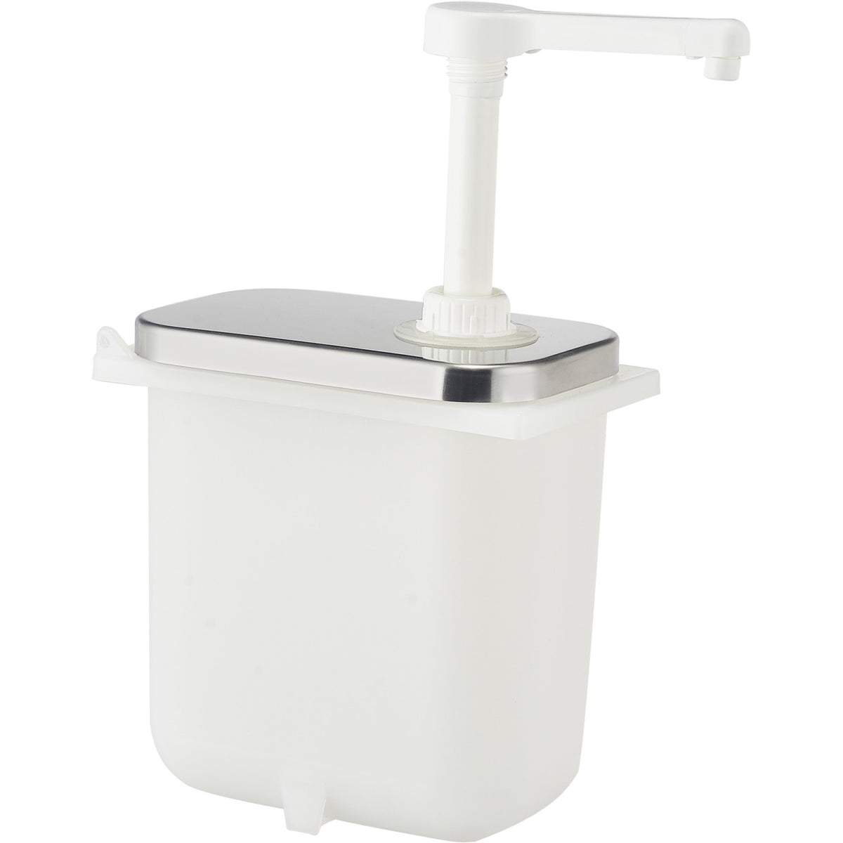 Commercial Condiment/Sauce Pump Dispenser 1x2 litre Stainless steel - NHP001