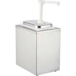 Commercial Condiment/Sauce Pump Dispenser 1x2 litre Stainless steel - NHP001