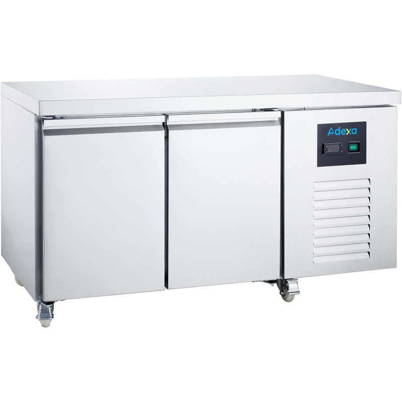 307 Ltr 2 Door Stainless Steel Refrigerated Prep Counter - NORCOLD838