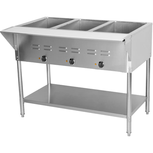 Commercial Bain Marie Table 3xGN1/1 Dry heat - NVC3