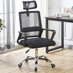 Mesh Office Chair with Headrest Black - OC203