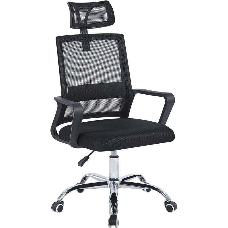 Mesh Office Chair with Headrest Black - OC203