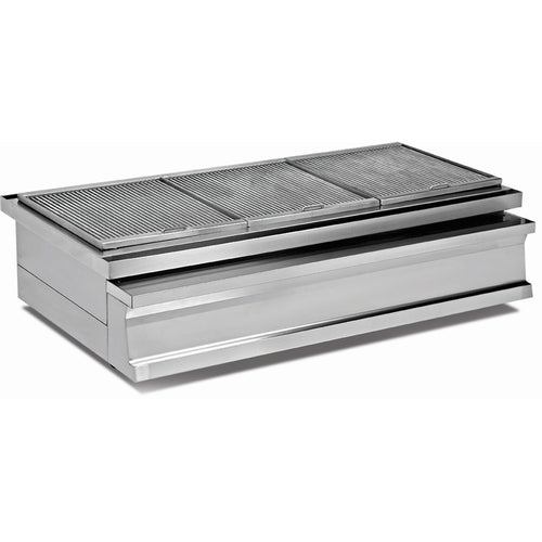 Professional Stainless steel Charcoal Grill with Firebrick & Ash drawer 1200x730x290mm - OCK020K