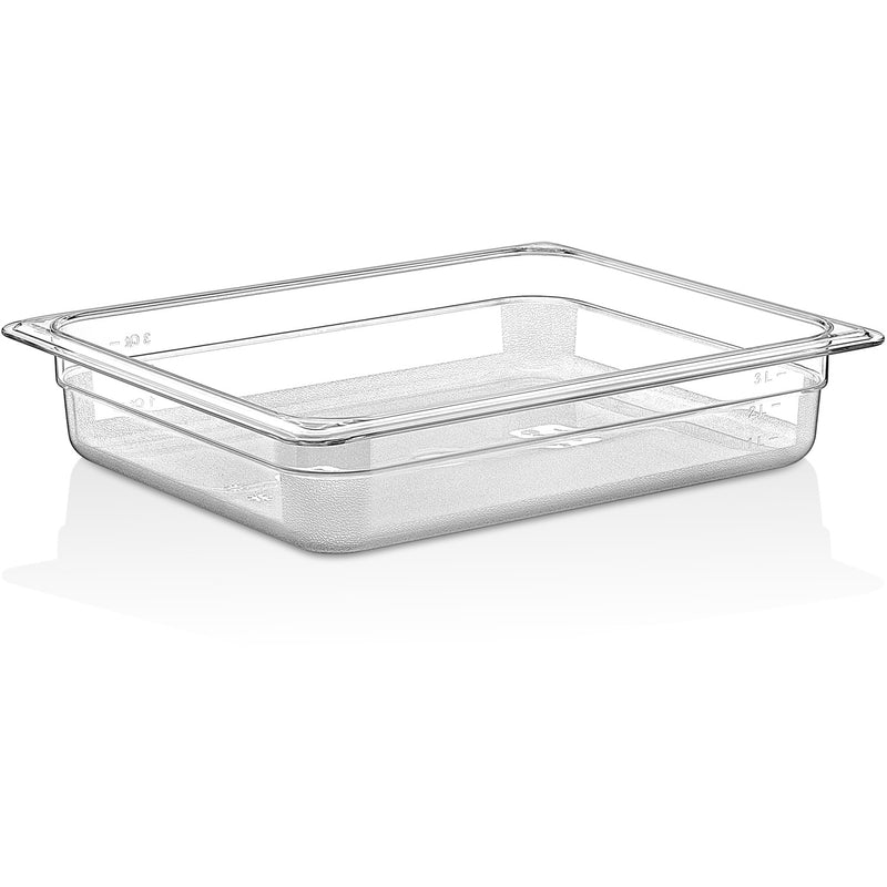 Polycarbonate Gastronorm Pan GN1/2 Depth 65mm Clear - P8122
