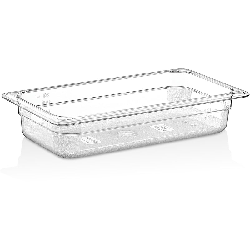 Polycarbonate Gastronorm Pan GN1/3 Depth 65mm Clear - P8132