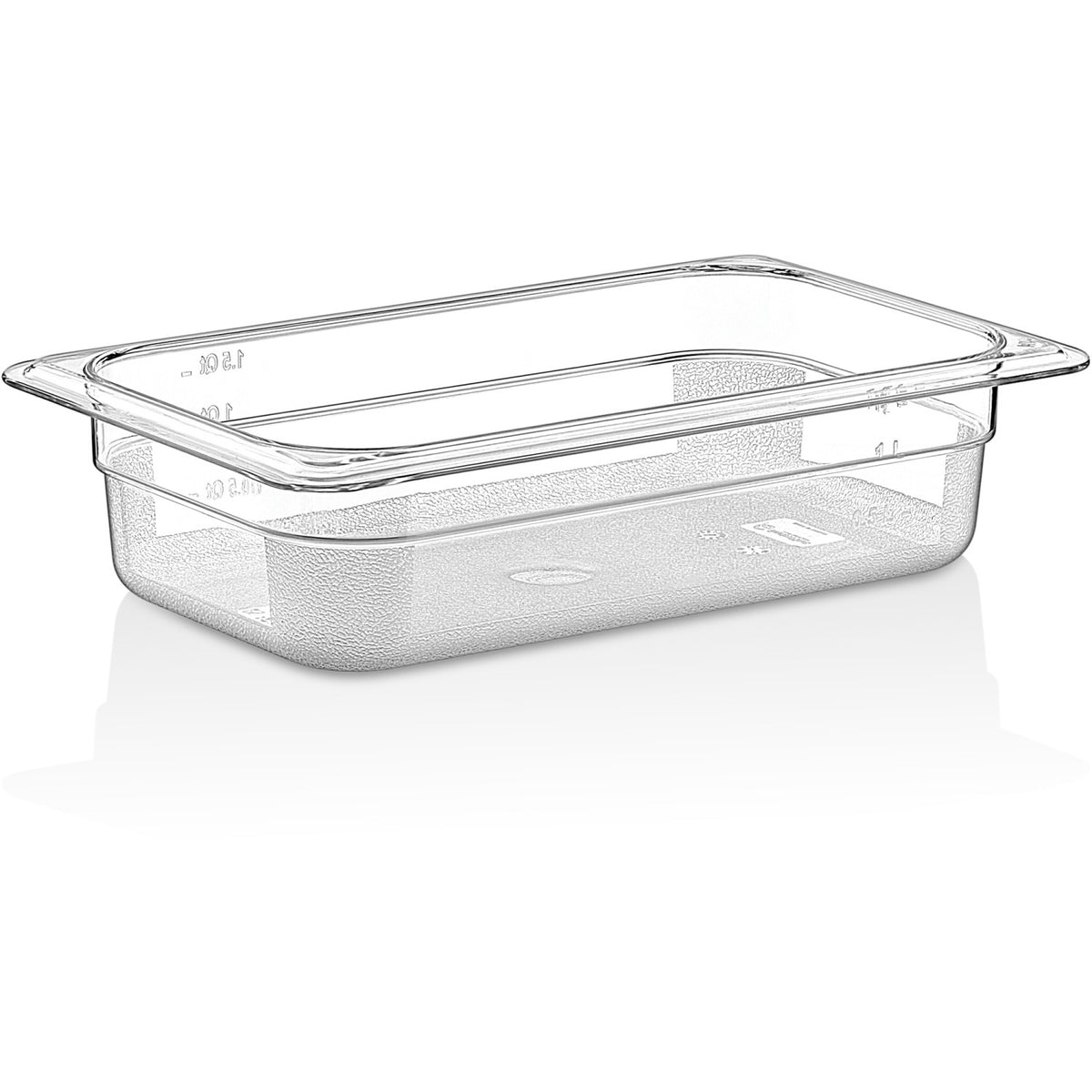 Polycarbonate Gastronorm Pan GN1/4 Depth 65mm Clear - P8142