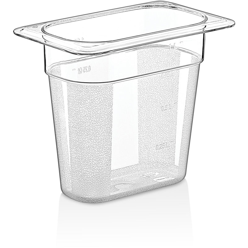 Polycarbonate Gastronorm Pan GN1/9 Depth 150mm Clear - P8196