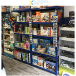 Industrial Shelving Unit Medium duty 900x400x1800mm 5 shelves 175 kg/shelf Powder coated steel - P9040