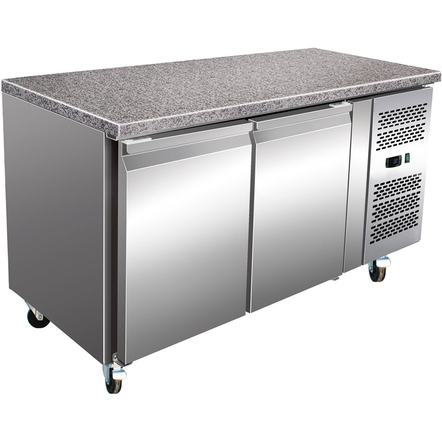 Refrigerated Counter with Marble top 2 doors Depth 800mm - PA15