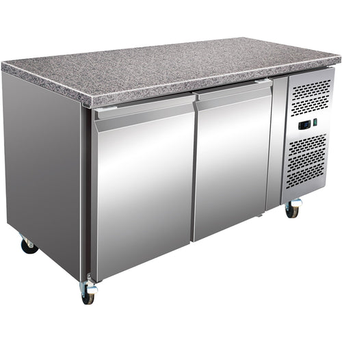 Refrigerated Counter with Marble top 2 doors Depth 800mm - PA15