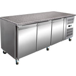 Refrigerated Counter with Marble top 3 doors Depth 800mm - PA20