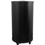 Commercial Mobile Barrel Can Cooler 75 Litre Black - PC75E