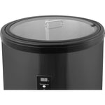 Commercial Mobile Barrel Can Cooler 75 Litre Black - PC75E