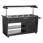Polar G-Series Refrigerated Buffet Bar in Black - PG007