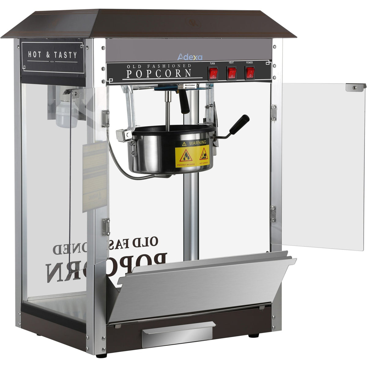 Commercial Tabletop Popcorn Maker 1.44kW 560x420x760mm - POPCORN105