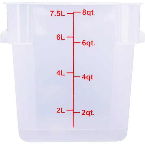 Food Storage Container 7.5 Litre Polypropylene - PPFSC8