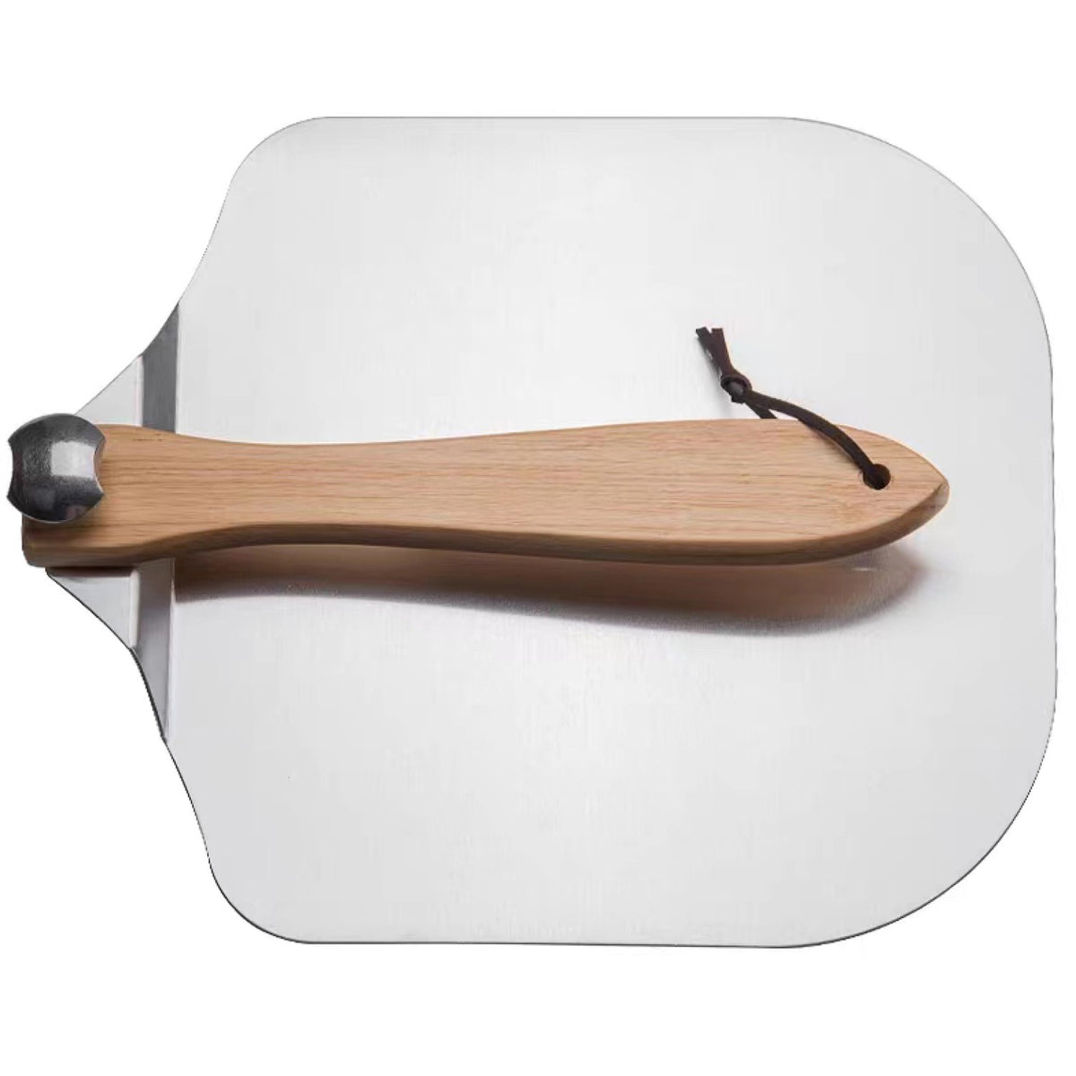 12" Pizza Peel Square Folding Wooden handle Aluminium - PRX12
