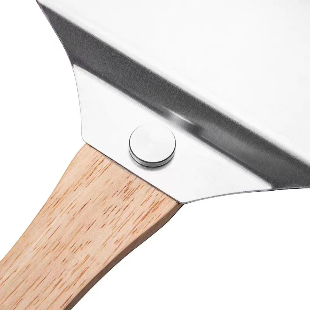 12" Pizza Peel Square Folding Wooden handle Aluminium - PRX12