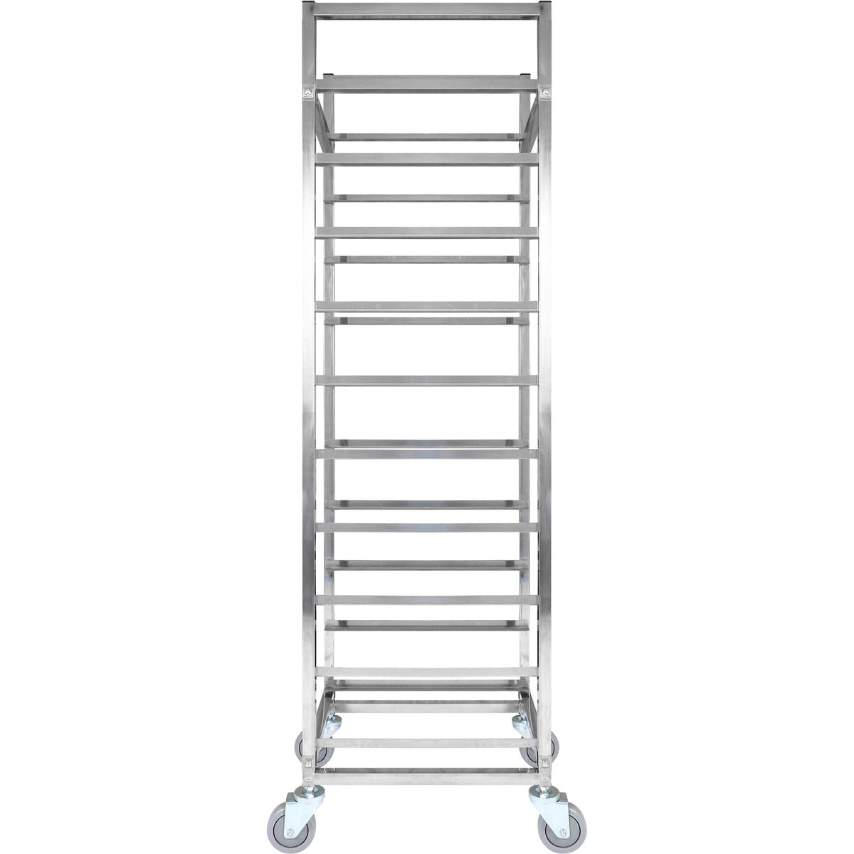 10 tier Rack/Tray/Pan Trolley for width 222–354 mm Stainless Steel - PT10