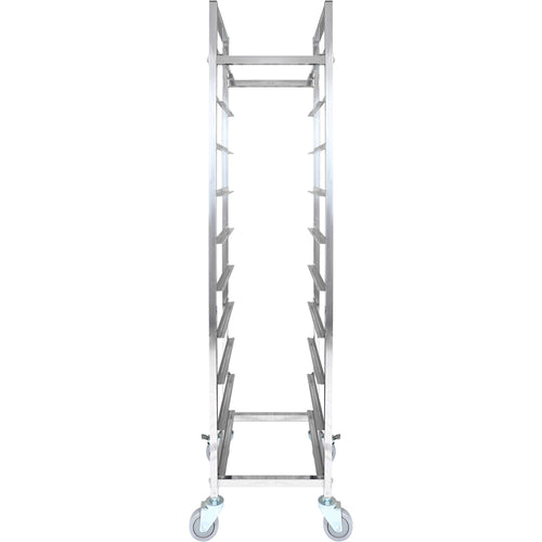 10 tier Rack/Tray/Pan Trolley for width 222–354 mm Stainless Steel - PT10