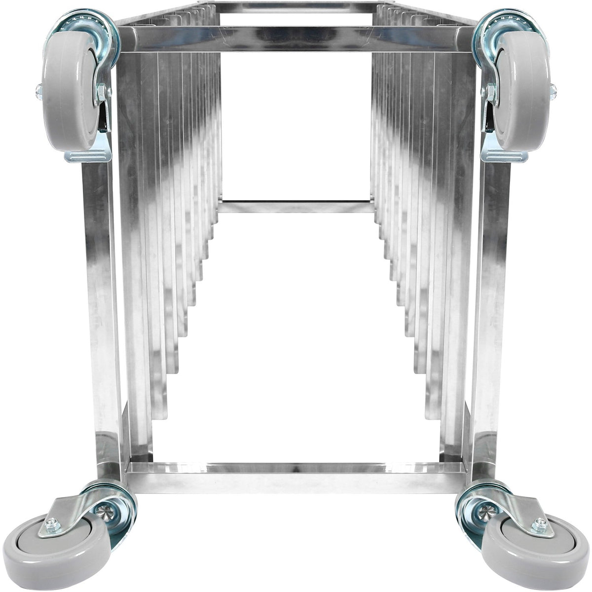 10 tier Rack/Tray/Pan Trolley for width 222–354 mm Stainless Steel - PT10