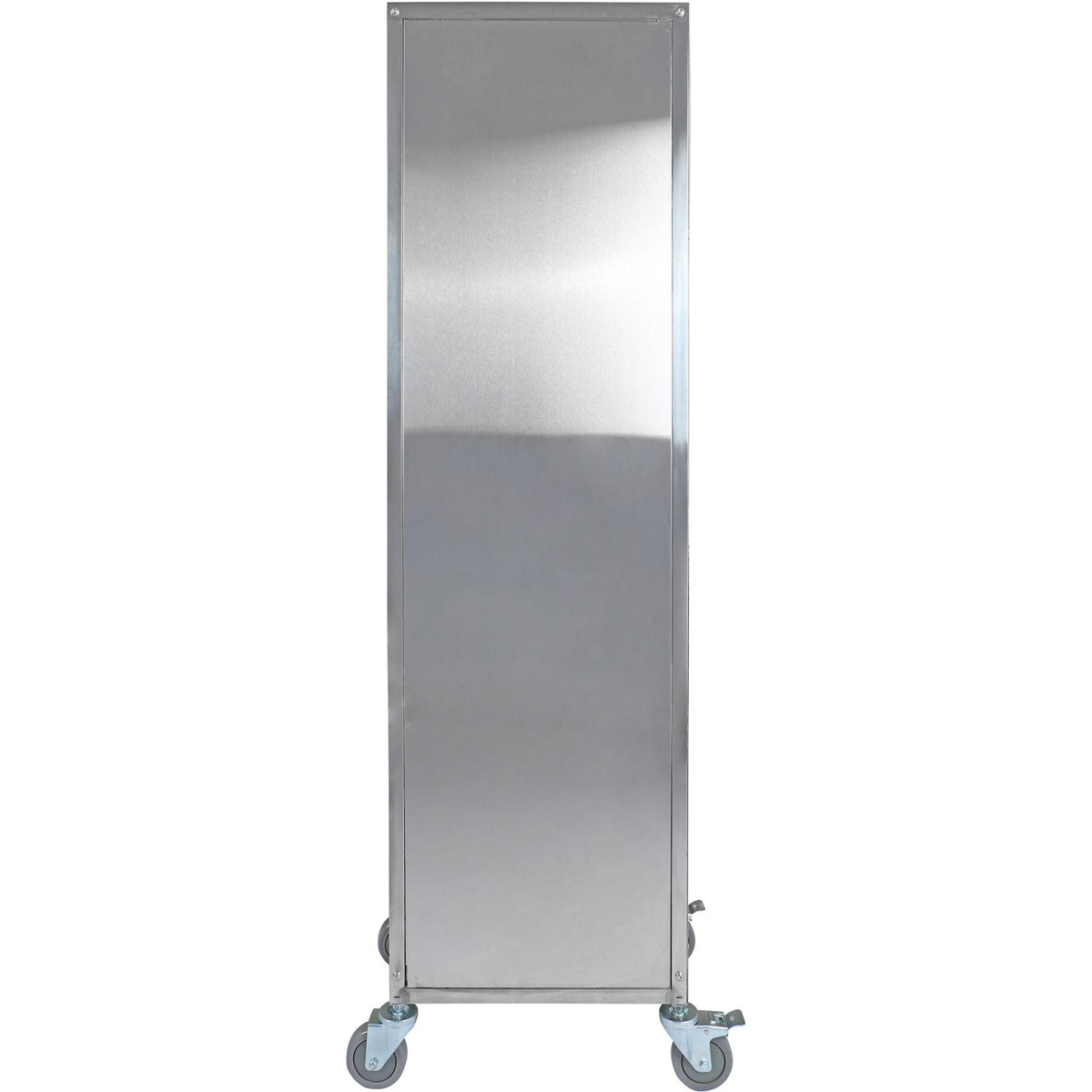 10 tier Rack/Tray/Pan Trolley for width 222–354mm Covered sides Stainless Steel - PT10P