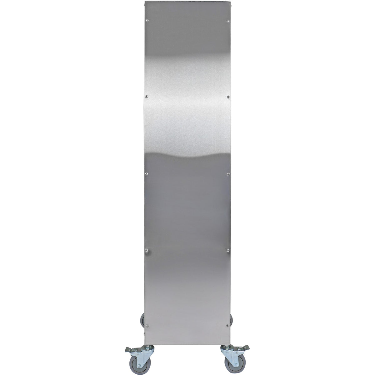 10 tier Rack/Tray/Pan Trolley for width 222–354mm Covered sides Stainless Steel - PT10P