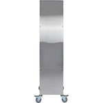 10 tier Rack/Tray/Pan Trolley for width 222–354mm Covered sides Stainless Steel - PT10P
