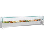 Refrigerated Servery Prep Top 2000mm 10xGN1/4 Depth 330mm - PT20