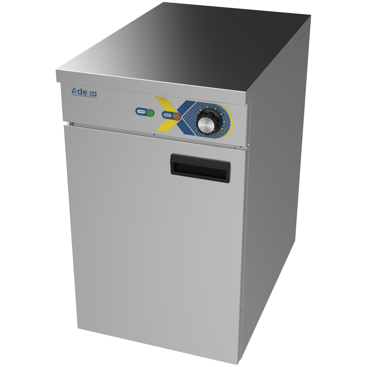 Commercial Electric Hot Cupboard Plate Warmer 2 Shelves 350×530×638mm - PW40